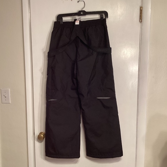 Gerry Black Snow Pants Suspender sz 14-16 - Picture 3 of 5